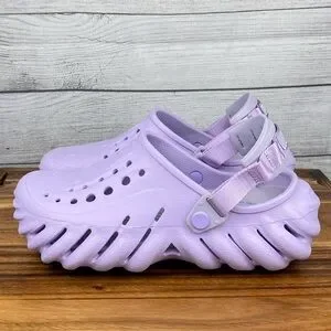Crocs Echo Clog Lavender Purple LiteRide Comfort Women’s Shoe Size
